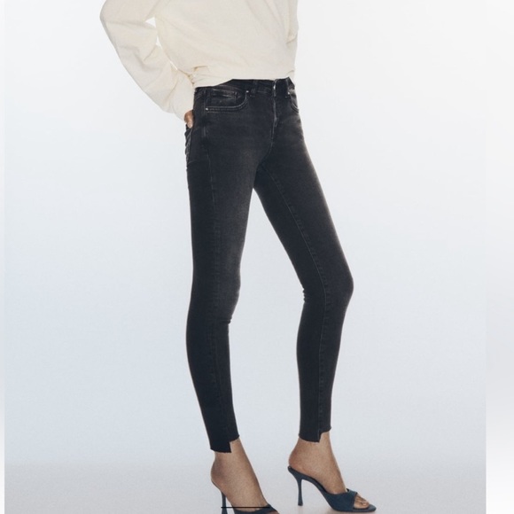 Zara Z1975 black skinny denim jeans - Picture 2 of 9